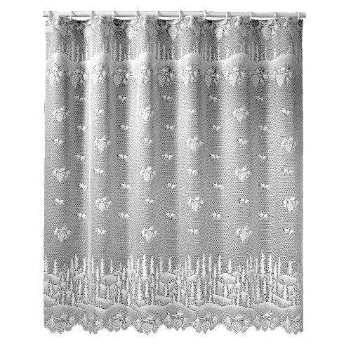 Heritage Lace Pinecone 72-Inch by 72-Inch Shower Curtain, Ecru Heritage Lace Pinecone 72-Inch by 72-Inch Shower Curtain, Ecru