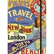 Travels Cavallini Notebook with Elastic Closure