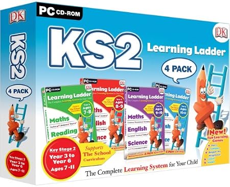 Learning Ladder KS2 Four Pack - Includes Years 3, 4, 5 & 6 (PC)