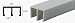 CRL Gray Plastic Upper Track for 1/4 Panels - Canada Only