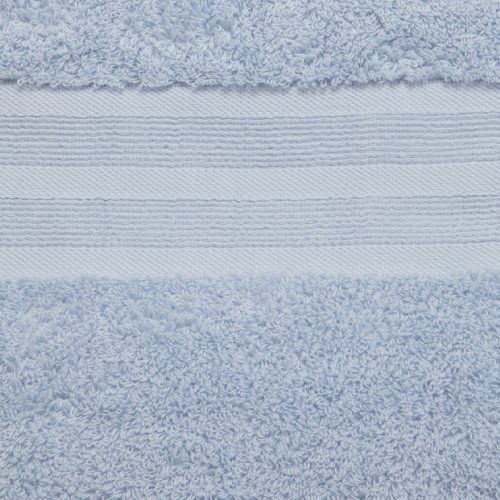 1888 Mills 100-Percent Organic Cotton Oversized Bath Towel Set of 2, Water Blue