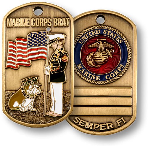 Marine Brat Dog Tag