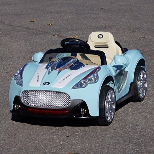 New 2014 Maserati Je108 12v Kids Ride on Power Wheels Battery Toy Car-blue