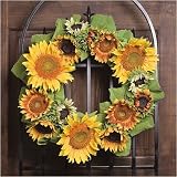 Tuscan Sunset Wreath - Sunflower Wreath
