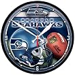 Seattle Seahawks NFL Round Wall Clock by Wincraft