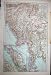 1896 MAP BURMA MALAY PENINSULA SUMATRA MALACCA SIAM