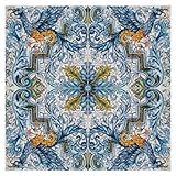 IMAGE OF Handpainted Italian Ceramic Tile Mural, Tile Panel or Table Top - Sicily