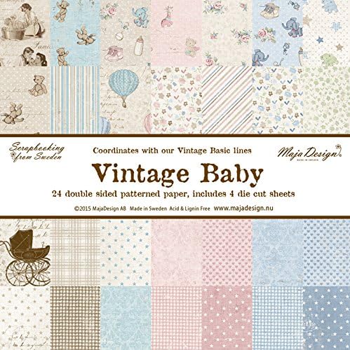 Maja Design Vintage Baby 6 x 6 Paper Stack