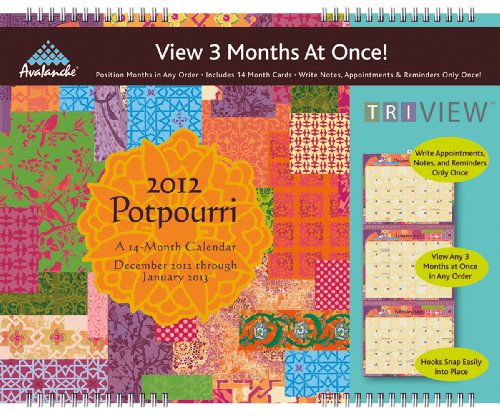 2012 Potpourri Tri-View  calendar