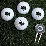 NHL San Jose Sharks Four Golf Ball Gift Set