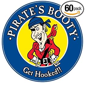 Robert's American Gourmet Veggie Booty, 0.5-Ounce Bags (Pack of 60)