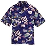 New York Giants Tailgate Party Hawaiian Camp Shirt