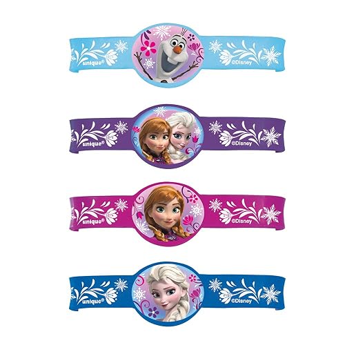 Disney Frozen Rubber Bracelets 4ct