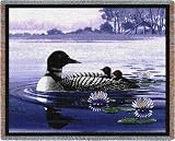 Loons Throw - 70 x 53 Blanket/Throw