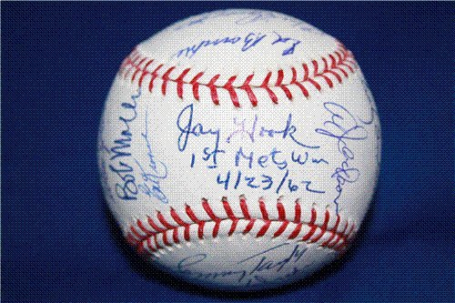 1962 New York Mets Team Autographed/Hand Signed MLB Baseball