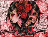 Get Busy Living or Get Busy Dying by Whitney Lenox Tattoo Designs Giclee Art Print
