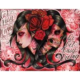 Get Busy Living or Get Busy Dying by Whitney Lenox Tattoo Designs Giclee Art Print