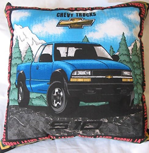 Pillow with Chevy Truck Blue #4018