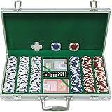 300 11.5G Holdem Poker Chip Set w/Aluminum Case