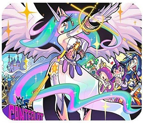 Smiling Christmas Holidays My Little Pony Mouse Pad Mouse Mat Computer Rectangular mouse pad Mlp