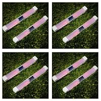 Super Bright Long Life Wireless 2 Red LED Pathway Plastic Solar Light GL91a - 8 PCS
