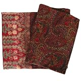 April Cornell Jamavar Red Table Runner