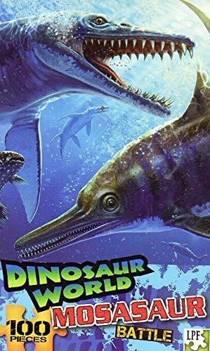 Dinosaur World - Mosasaur Battle - 100 Piece Jigsaw Puzzle