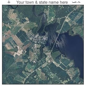 Aerial Photography Map of Hertford, North Carolina 2008 NC