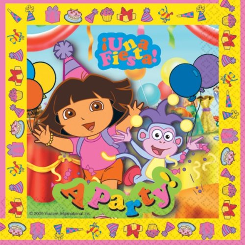 Dora The Explorer NEW Party Luncheon Napkins, pack of 16