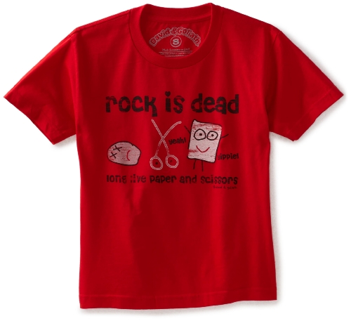 David & Goliath Boys 8-20 Rock Is Dead Short Sleeve Graphic T-Shirt