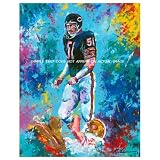 Dick Butkus Print: Chicago Bears Large Canvas Art