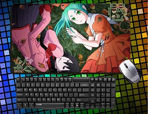 Classic TM Anime Owarimonogatari charactors Koyomi Araragi Shinobu Oshino Hitagi Senjougahara large mouse pad 60x35cm anime Desk & Mouse Pad Table Play Mat (04)