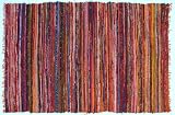 Produkt-Bild: Flickenteppich 100*160 cm / andere Heimtextilien/ Variante: Farbe: orange-bunt