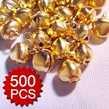 10mm Gold Plated Jingle Bells (Price for 500pcs)