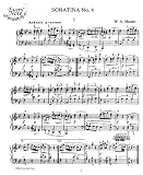 Mozart Piano Sonatina No. 4: Instantly download and print sheet music