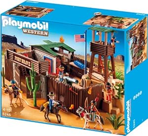 Playmobil - 5245 - Jeu de Construction - Grand Fort des Soldats Américains