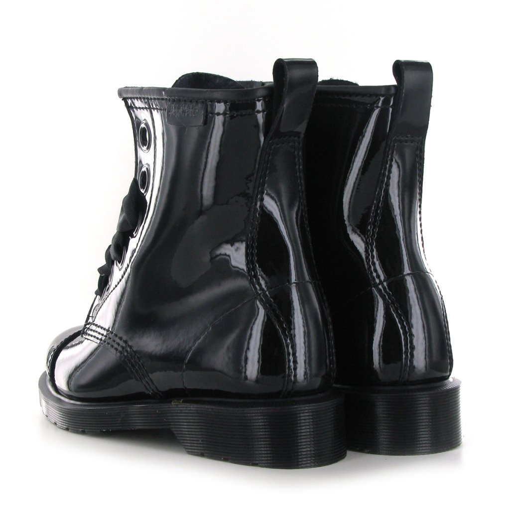 Doc Martens Women's Grace Bow Boot,Patent Leather Doc Martens,Grace Bow