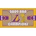Fanmats Los Angeles Lakers 2009 NBA Finals Champions Large Court Runner
