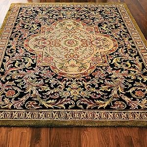 Persian Midnight Wool Area Rugs - Sage, 9'6" x 13'6" - Frontgate