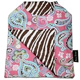 Bella Tunno Reversible Bib in Posh Paisley and Brown Zebra
