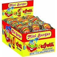 e.frutti Mini Burger (0.35-Ounce each), 60-Count Boxes (Pack of 6)