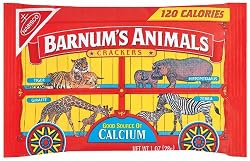 Barnum's Animal Crackers, 1-Ounce Bags (Pack of 72)