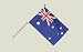 Drapeau Australie sur hampe - 30 x 45 cm