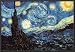 Vincent Van Gogh (The Starry Night) Art Poster Dry Mounted Wood Framed, 24x36..