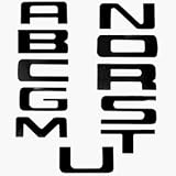 Bumper Letters Vinyl 1987-2004 Mustangs