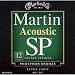 Martin SP Acoustic 12-String Set: Phosphor Bronze Guitar Strings Extra Light MSP4600 .010 - .047