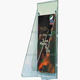 Deflecto 55601 deflect-o Stand Tall Leaflet Wall Pocket, 4 9/16w x 2 3/4d x 11 3/4h, Clear