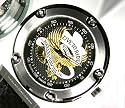 Harley-Davidson® Bulova® Men's Fob Watch. Black dial with eagle logo. Luminous hands and markers. WR50m/165ft. 76A136