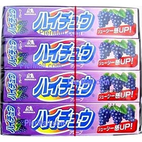 Morinaga - Hi-Chew Grape Candy -- Choice of 1 Pack or 12 Packs