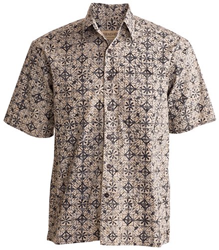 Andorra Skies Tropical Hawaiian Cotton Shirt By Johari West